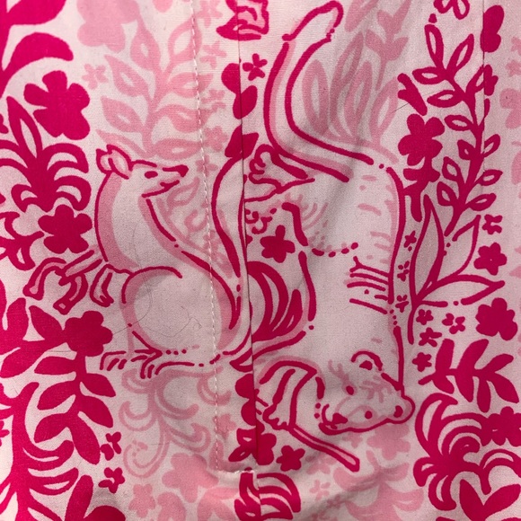 lilly pulitzer pink and white dress 🦋 - Picture 3 of 5